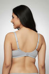 Zivame Maternity Padded Non Wired 3/4th Coverage Nursing Bra - Grey Melange — thumbnail 2